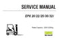 CLARK EPX 20, 22, 25, 30, 32 I FORKLIFT SERVICE REPAIR MANUAL (SM1096) PDF DOWNLOAD