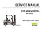 CLARK GTS 20,25,30,33 L FORKLIFT (PSI 4G64) SERVICE REPAIR MANUAL (SM1024) PDF DOWNLOAD