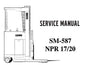 CLARK NPR 17, NPR 20 FORKLIFT SERVICE REPAIR WORKSHOP MANUAL PDF DOWNLOAD