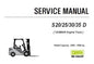 CLARK S 20/25/30/35 D FORKLIFT (YANMAR ENGINE TRUCK) SERVICE REPAIR MANUAL (SM1082) PDF DOWNLOAD