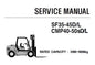 CLARK SF35-45D/L, CMP40-50SD/L FORKLIFT SERVICE REPAIR MANUAL (SM704) PDF DOWNLOAD