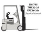 CLARK TMX12-25, EPX16-20S FORKLIFT SERVICE REPAIR WORKSHOP MANUAL (SM715) PDF DOWNLOAD