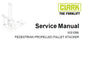 CLARK WS10MI PEDESTRIAN PROPELLED PALLET STACKER SERVICE REPAIR MANUAL (SM-2106) PDF DOWNLOAD