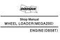 DAEWOO DOOSAN MEGA 200 WHEEL LOADER SERVICE REPAIR SHOP MANUAL PDF DOWNLOAD
