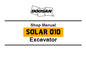 DAEWOO DOOSAN SOLAR 010 EXCAVATOR SERVICE REPAIR SHOP MANUAL PDF DOWNLOAD
