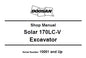DAEWOO DOOSAN SOLAR 170LC-V EXCAVATOR SERVICE REPAIR SHOP MANUAL PDF DOWNLOAD