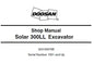 DAEWOO DOOSAN SOLAR 300LL EXCAVATOR SERVICE REPAIR SHOP MANUAL PDF DOWNLOAD