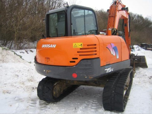 DAEWOO DOOSAN SOLAR 75-V EXCAVATOR SERVICE REPAIR SHOP MANUAL PDF DOWNLOAD