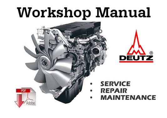 DEUTZ 1011 F ENGINE SERVICE WORKSHOP MANUAL (1011F) PDF DOWNLOAD