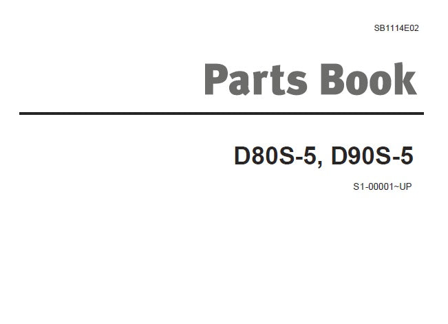 DOOSAN D80S-5, D90S-5 FORKLIFT PARTS MANUAL (S1-00001 – UP) – AutoManualhub