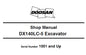 DOOSAN DX140LC-5 EXCAVATOR SERVICE REPAIR SHOP MANUAL PDF DOWNLOAD