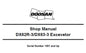 DOOSAN DX62R-3, DX63-3 EXCAVATOR SERVICE REPAIR SHOP MANUAL PDF DOWNLOAD