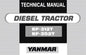 EF 312T , EF 352T YANMAR DIESEL TRACTOR SERVICE REPAIR MANUAL