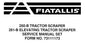 FIAT ALLIS 260-B TRACTOR SCRAPER & 261-B ELEVATING TRACTOR SCRAPER SERVICE REPAIR MANUAL PDF DOWNLOAD