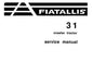 FIAT ALLIS 31 CRAWLER TRACTOR SERVICE REPAIR MANUAL PDF DOWNLOAD