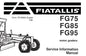 FIAT ALLIS FG75, FG85, FG95 MOTOR GRADERS SERVICE INFORMATION MANUAL PDF DOWNLOAD