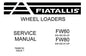 FIAT ALLIS FW60, FW80 WHEEL LOADER SERVICE REPAIR MANUAL PDF DOWNLOAD