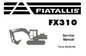 FIAT ALLIS FX310 EXCAVATOR SERVICE REPAIR MANUAL PDF DOWNLOAD