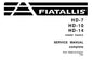 FIAT ALLIS HD-7, HD-10, HD-14 CRAWLER TRACTOR SERVICE REPAIR MANUAL PDF DOWNLOAD