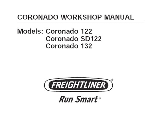 FREIGHTLINER CORONADO 112, SD112, 132 TRUCKS WORKSHOP SERVICE REPAIR MANUAL PDF DOWNLOAD