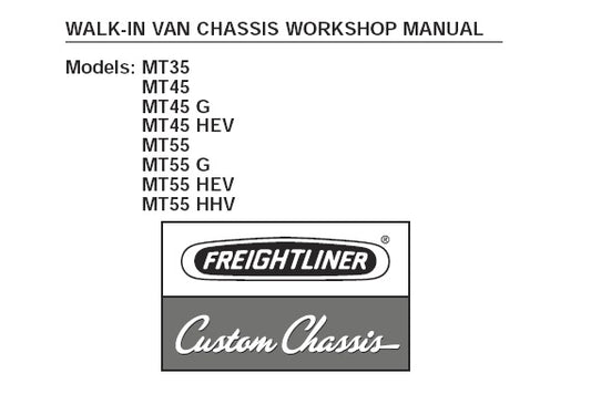 FREIGHTLINER WALK-IN VAN CHASSIS WORKSHOP SERVICE REPAIR MANUAL PDF DOWNLOAD