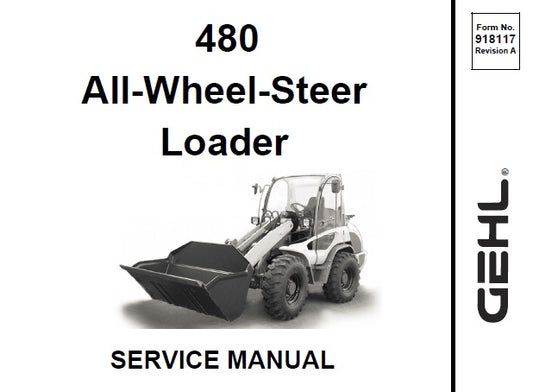 GEHL 480 ALL-WHEEL-STEER LOADER SERVICE REPAIR MANUAL PDF DOWNLOAD