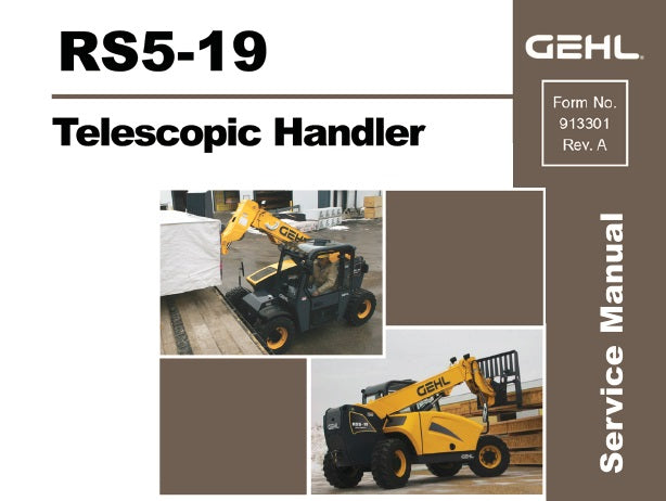 GEHL RS5-19 TELESCOPIC HANDLERS SERVICE REPAIR MANUAL PDF DOWNLOAD