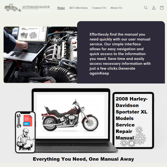 2008 Harley-Davidson Sportster XL Models Service Repair Manual﻿ | PDF Download & Repair Info