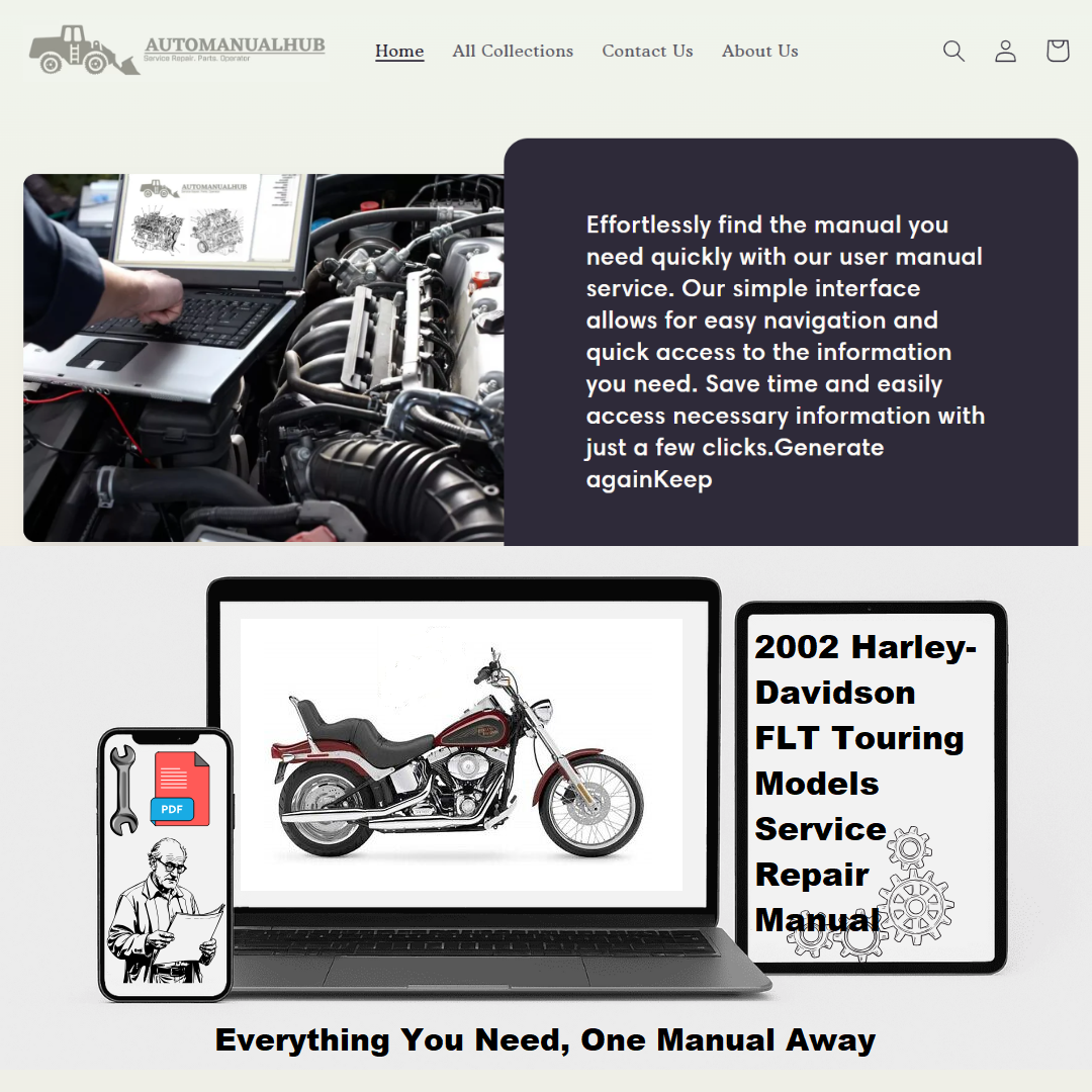 2002 Harley-Davidson FLT Touring Models Service Repair Manual | PDF Download & Repair Info