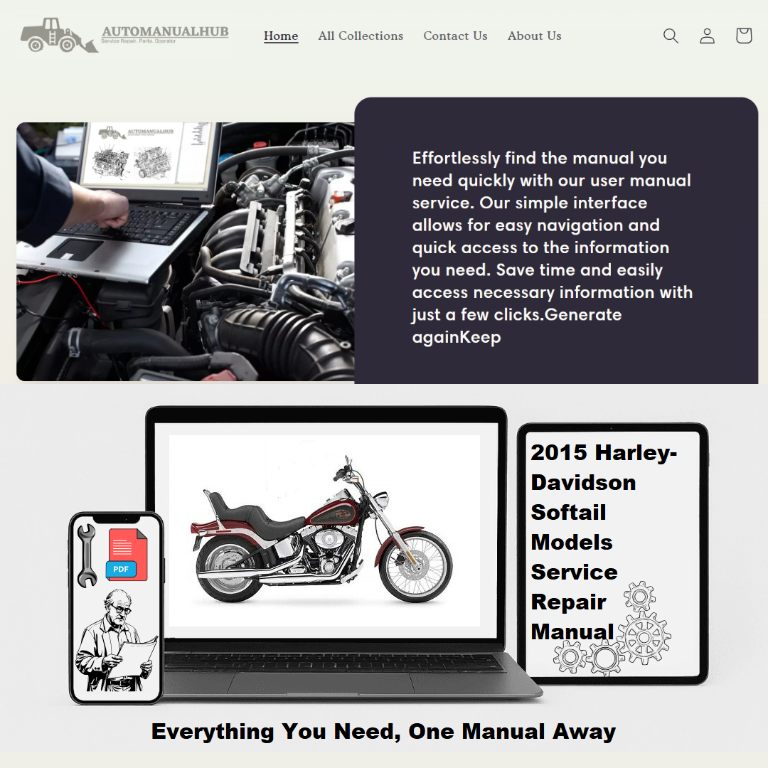 2015 Harley-Davidson Softail Models Service Repair Manual﻿ | PDF Download & Repair Info