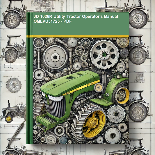 John Deere 1026R Utility Tractor Operator's Manual