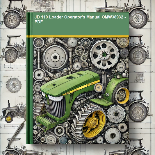 John Deere 110 Chuck Wagon Mixer Feeder Operator's Manual