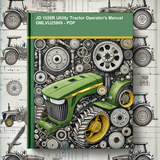 John Deere 1026R Utility Tractor Operator's Manual