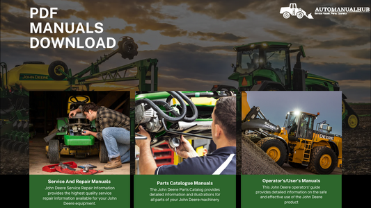 John Deere 328E, 332E Skid Steer Loader Operation, Maintenance & Diagnostic Test Service Manual TM12802 - PDF