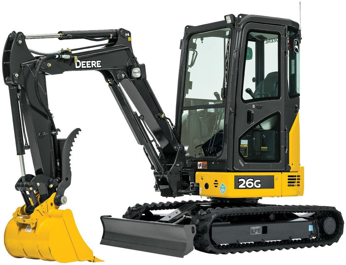 John Deere 26G Compact Excavator PIN: 1FF026GX, K260001 Operator's Manual OMT361084X19 - PDF