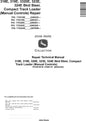 John Deere 318E, 319E, 320E, 323E Skid Steer & Compact Track Loader (Manual CTRL) Technical Service Repair Manual TM13010X19 - PDF