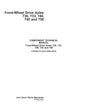 John Deere Front Wheel Drive Axles 730 , 733 , 740 , 745 , 750 Component Technical Service Repair Manual CTM4820 - PDF