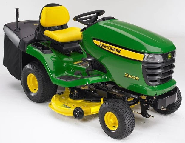 John Deere X300R, X305R Select Series Riding Lawn Tractor Operation, Maintenance & Diagnostic Test Service Manual TM1696 - PDF