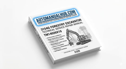 John Deere 3154G Forestry Excavator Technical Service Repair Manual TM14026X19 - PDF