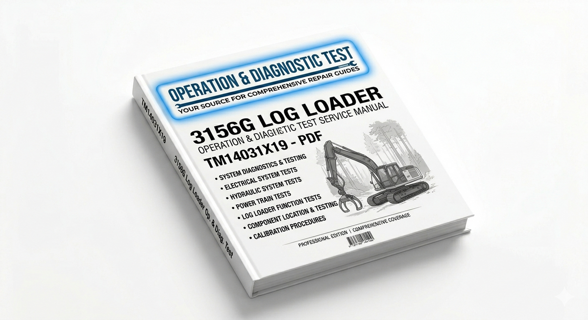 John Deere 3156G Log Loader Operation & Diagnostic Test Service Manual TM14031X19