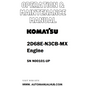 Komatsu 2D68E-N3CB-MX Engine Operation & Maintenance Manual SN N00101-UP - PDF