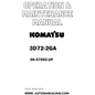 Komatsu 3D72-2GA Operation & Maintenance Manual SN 07992-UP - PDF