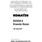 Komatsu D355A-3 Crawler Dozer Operation & Maintenance Manual SN 1010-UP - PDF