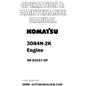 Komatsu 3D84N-2K Engine Operation & Maintenance Manual SN 03157-UP - PDF