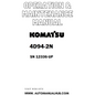 Komatsu 4D94-2N Operation & Maintenance Manual SN 12336-UP - PDF