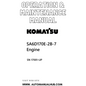 Komatsu SA6D170E-2B-7 Engine Operation & Maintenance Manual SN 17001-UP PDF