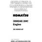 Komatsu 3D82AE-3HC Engine Operation & Maintenance Manual SN 04840-UP - PDF