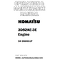 Komatsu 3D82AE-3E Engine Operation & Maintenance Manual SN 04840-UP - PDF
