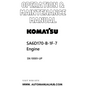 Komatsu SA6D170-B-1F-7 Engine Operation & Maintenance Manual SN 10001-UP PDF