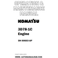Komatsu 3D78-1C Engine Operation & Maintenance Manual SN 00603-UP - PDF 